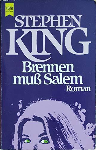Stephen King: Brennen muss Salem (German language, 1985, Wilhelm Heyne Verlag)