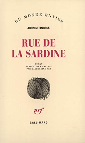 Steinbeck: Rue de la sardine (Paperback, 1948, Gallimard)